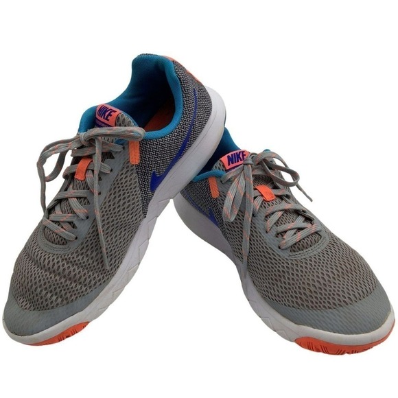 Nike‎ Womens Flex Experience RN 5 Gray Blue Running Shoes 844729-003 Size 11 US - Picture 1 of 11
